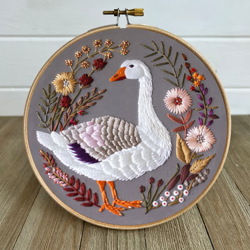 Rubbyoo Embroidery Kit - Winter Goose - image 6