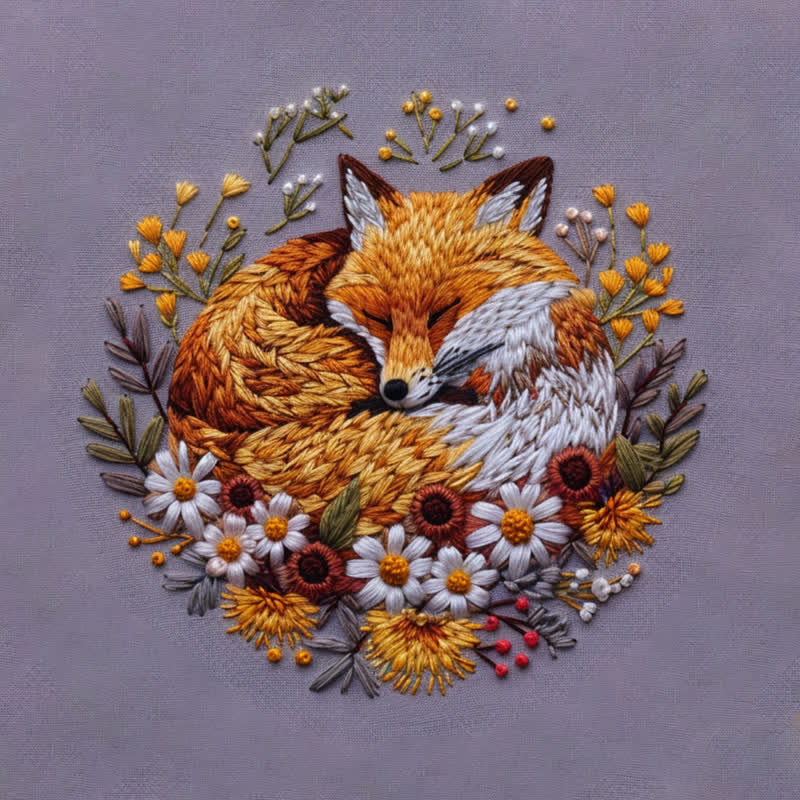 Rubbyoo Embroidery Kit - Woodland Fox - image 6