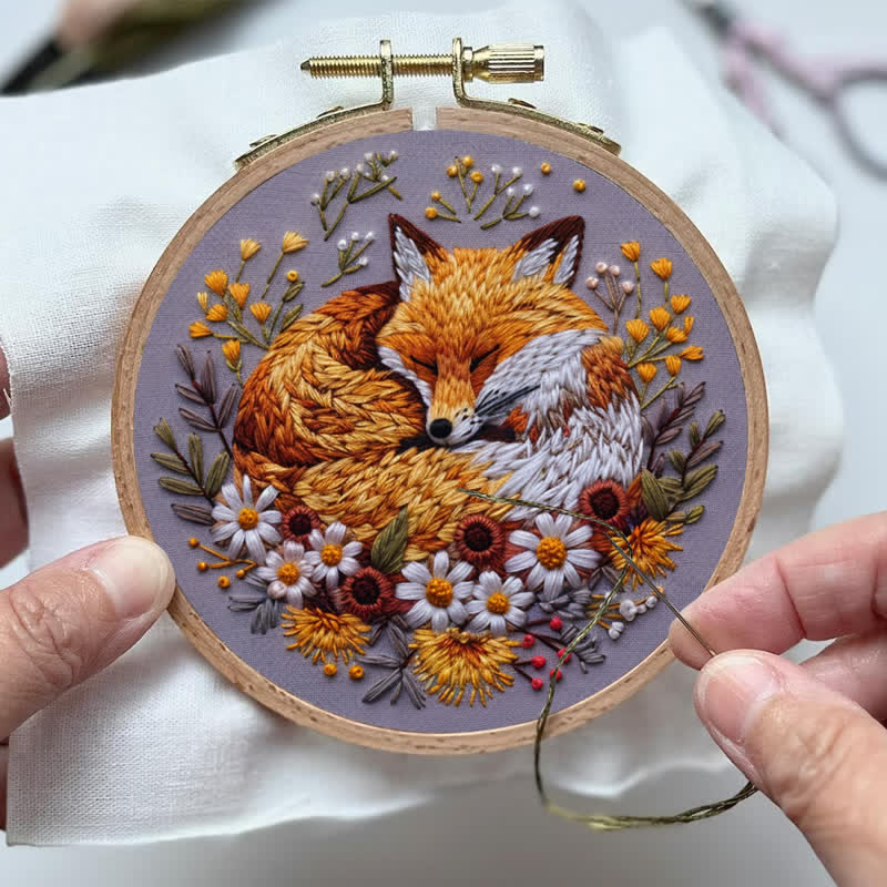 Rubbyoo Embroidery Kit - Woodland Fox - image 3