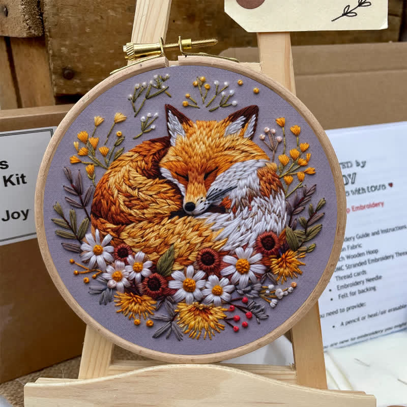 Rubbyoo Embroidery Kit - Woodland Fox - image 5