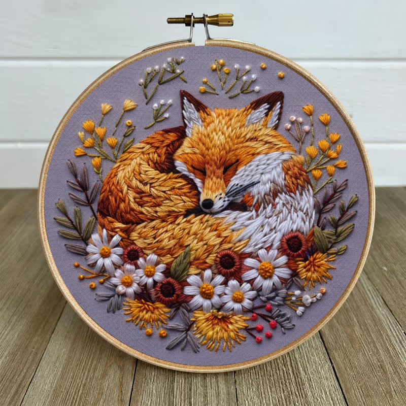 Rubbyoo Embroidery Kit - Woodland Fox - image 4