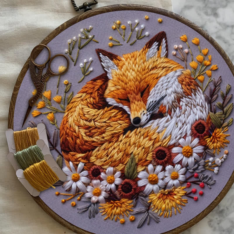 Rubbyoo Embroidery Kit - Woodland Fox - image 7
