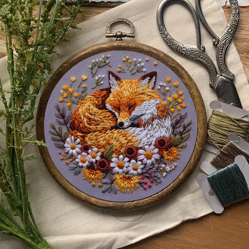 Rubbyoo Embroidery Kit - Woodland Fox - image 8