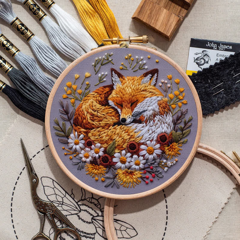 Rubbyoo Embroidery Kit - Woodland Fox - image 9