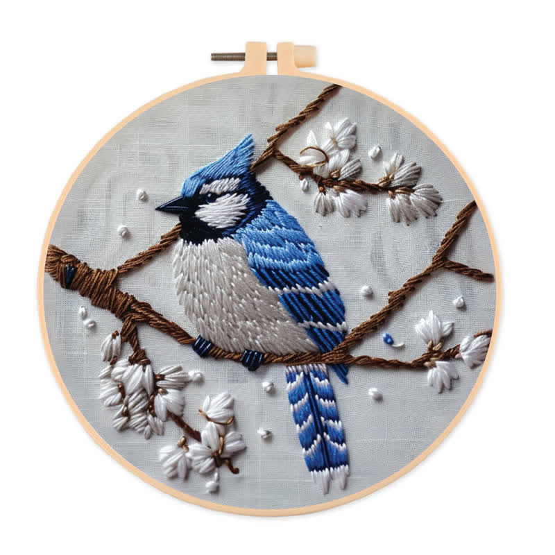 Rubbyoo Embroidery Kit - Blue Bird - image 0