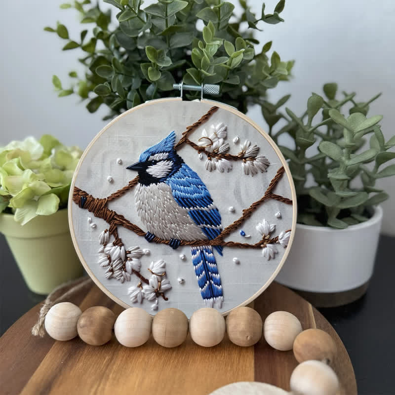 Rubbyoo Embroidery Kit - Blue Bird - image 3