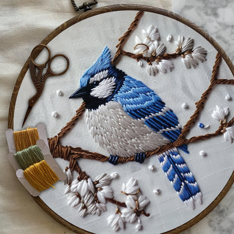 Rubbyoo Embroidery Kit - Blue Bird - image 7