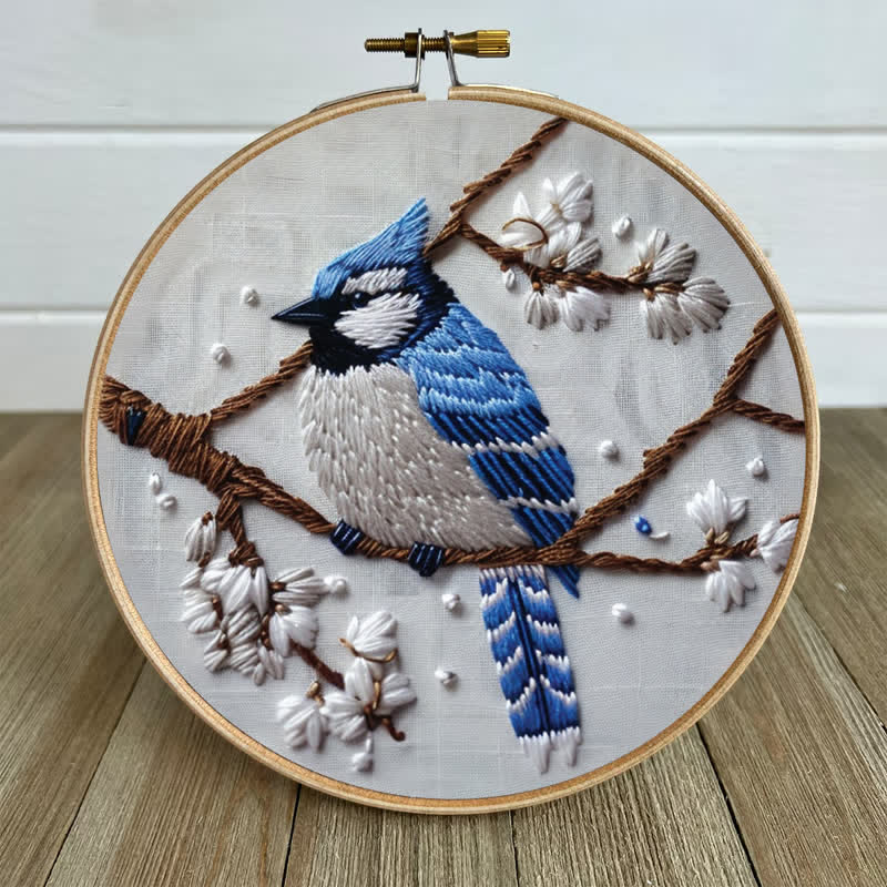 Rubbyoo Embroidery Kit - Blue Bird - image 5