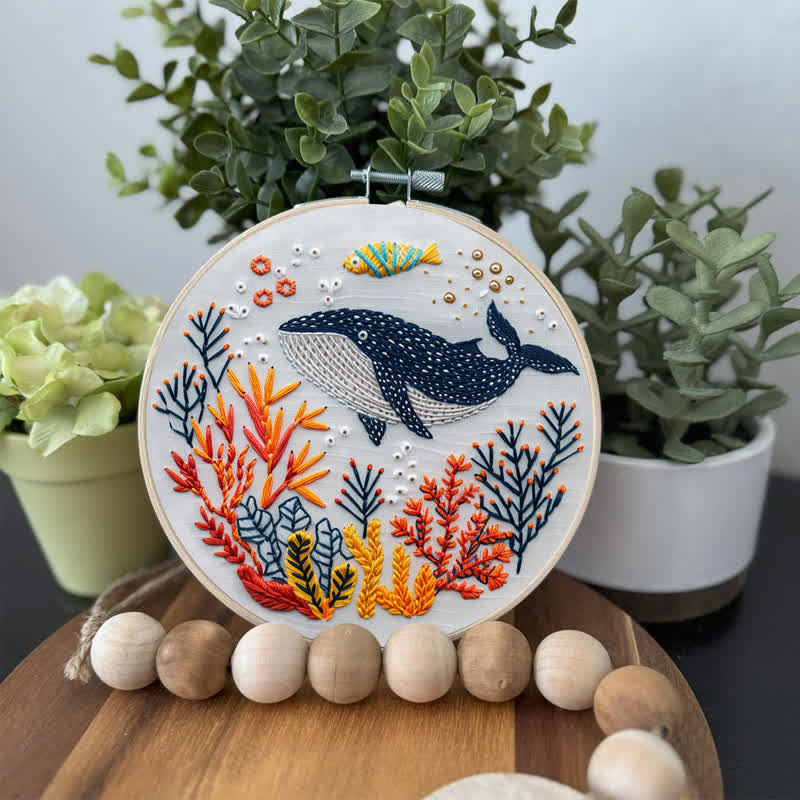 Rubbyoo Embroidery Kit - Whale - image 2