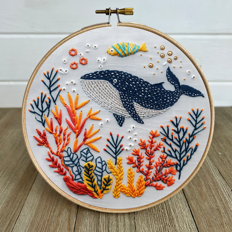 Rubbyoo Embroidery Kit - Whale - image 5