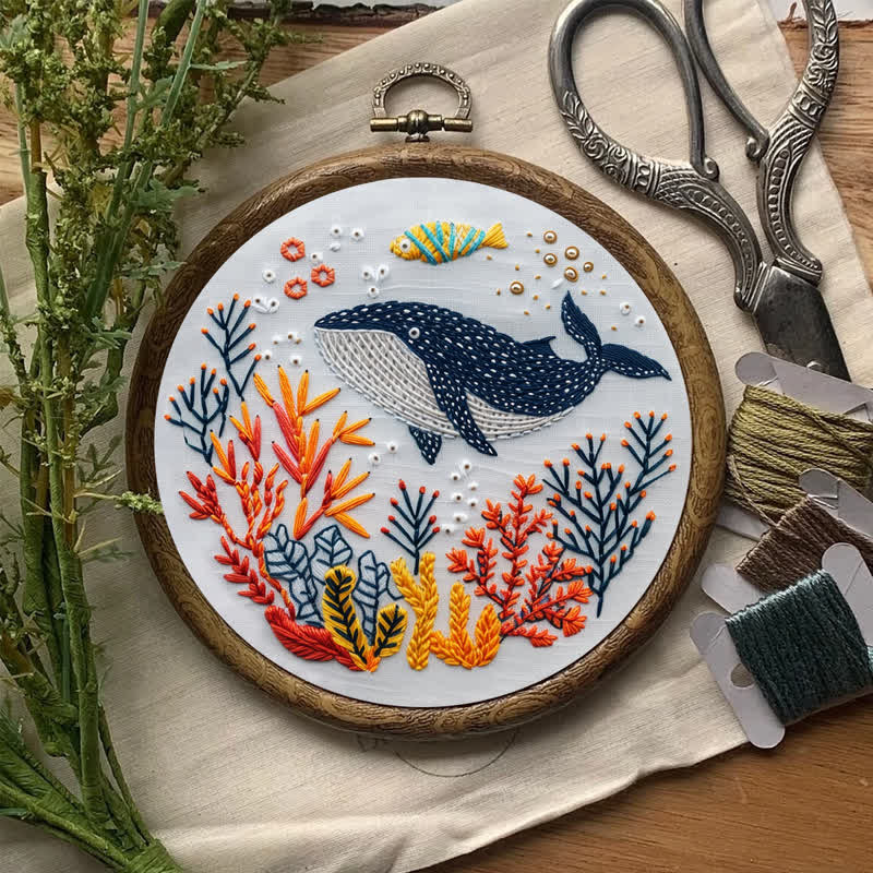 Rubbyoo Embroidery Kit - Whale - image 8