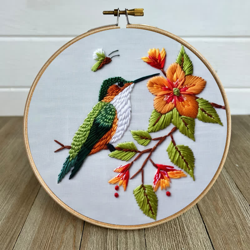 Rubbyoo Embroidery Kit - Beautiful Hummingbirds  - image 4