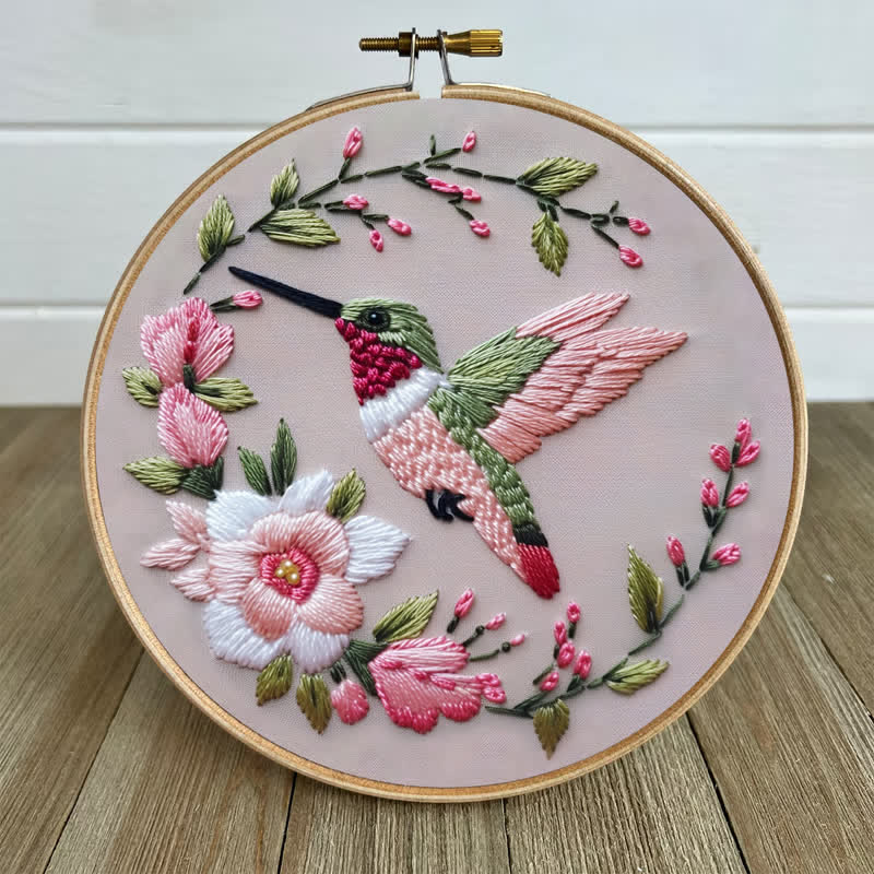 Rubbyoo Embroidery Kit - Spring Hummingbird - image 5