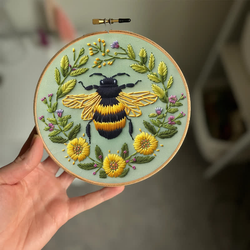 Rubbyoo Embroidery Kit - Honey Bee  - image 1