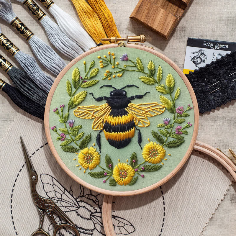 Rubbyoo Embroidery Kit - Honey Bee  - image 8