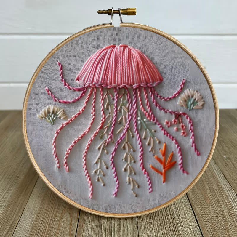 Rubbyoo Embroidery Kit - Happy Jellyfish - image 5