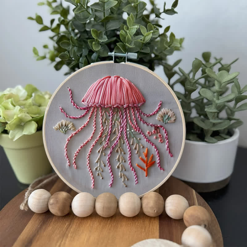 Rubbyoo Embroidery Kit - Happy Jellyfish - image 4