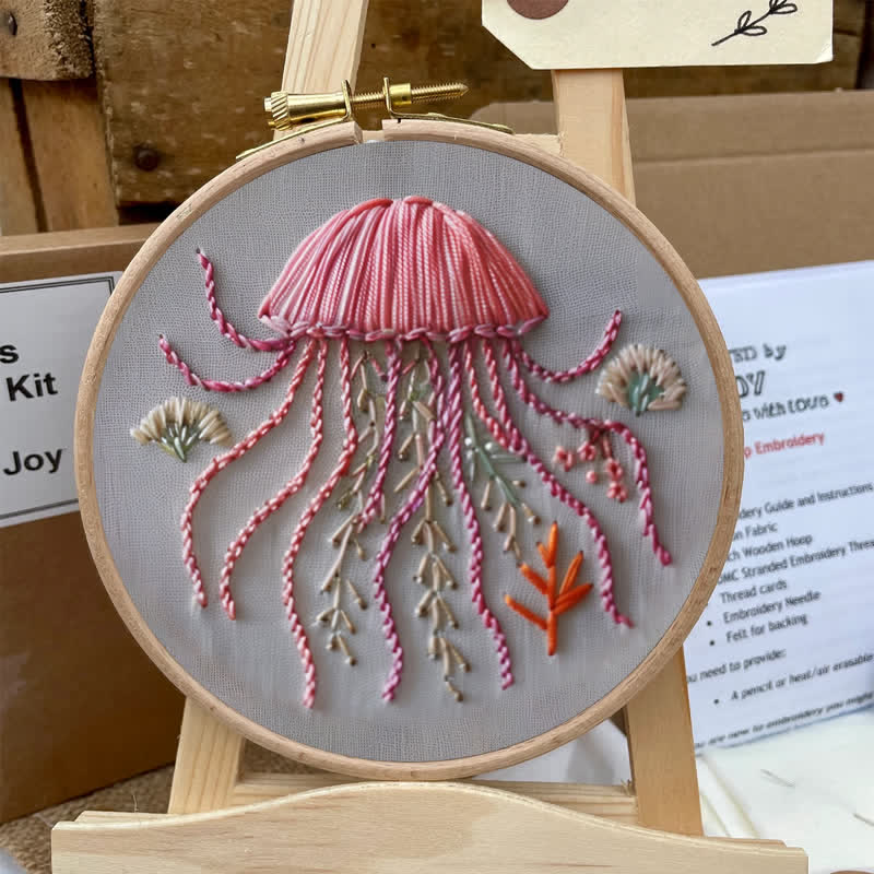 Rubbyoo Embroidery Kit - Happy Jellyfish - image 6