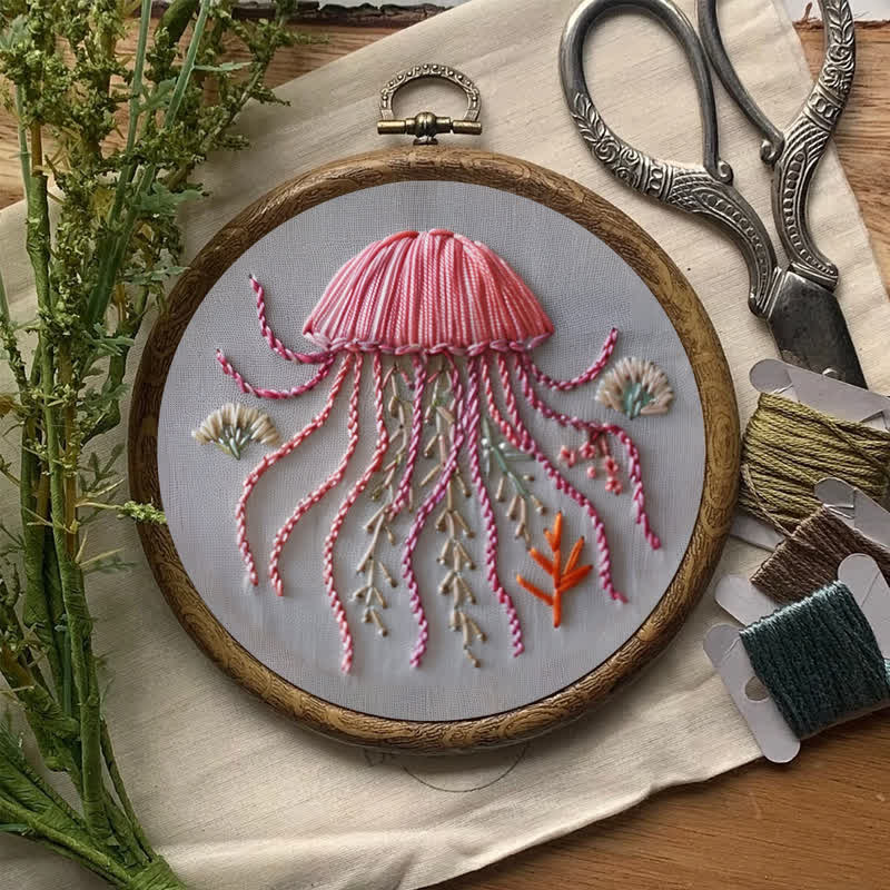Rubbyoo Embroidery Kit - Happy Jellyfish - image 8