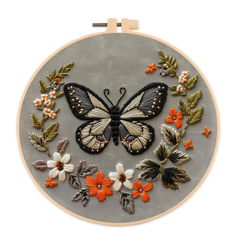 Rubbyoo Embroidery Kit - Aesthetic Butterfly - image 0