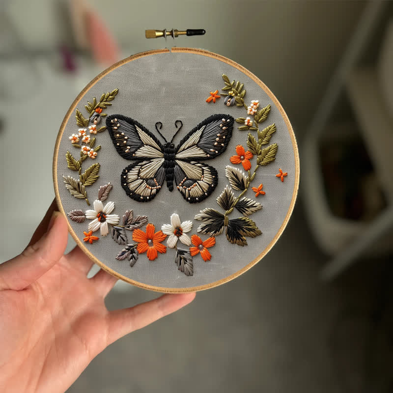 Rubbyoo Embroidery Kit - Aesthetic Butterfly - image 1