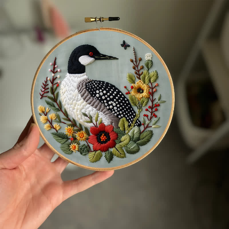 Rubbyoo Embroidery Kit - Canadian Loon - image 1