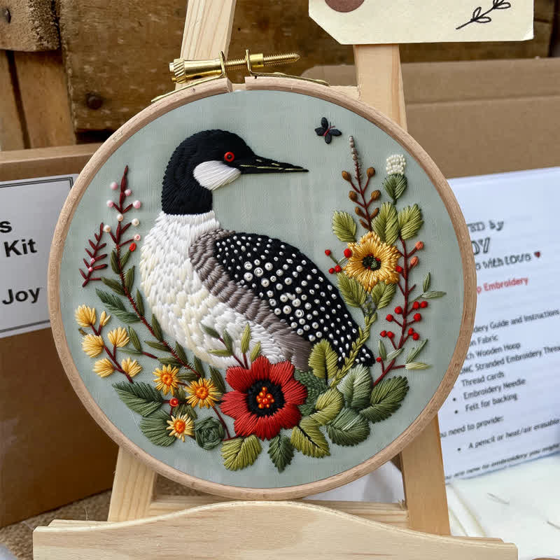 Rubbyoo Embroidery Kit - Canadian Loon - image 6