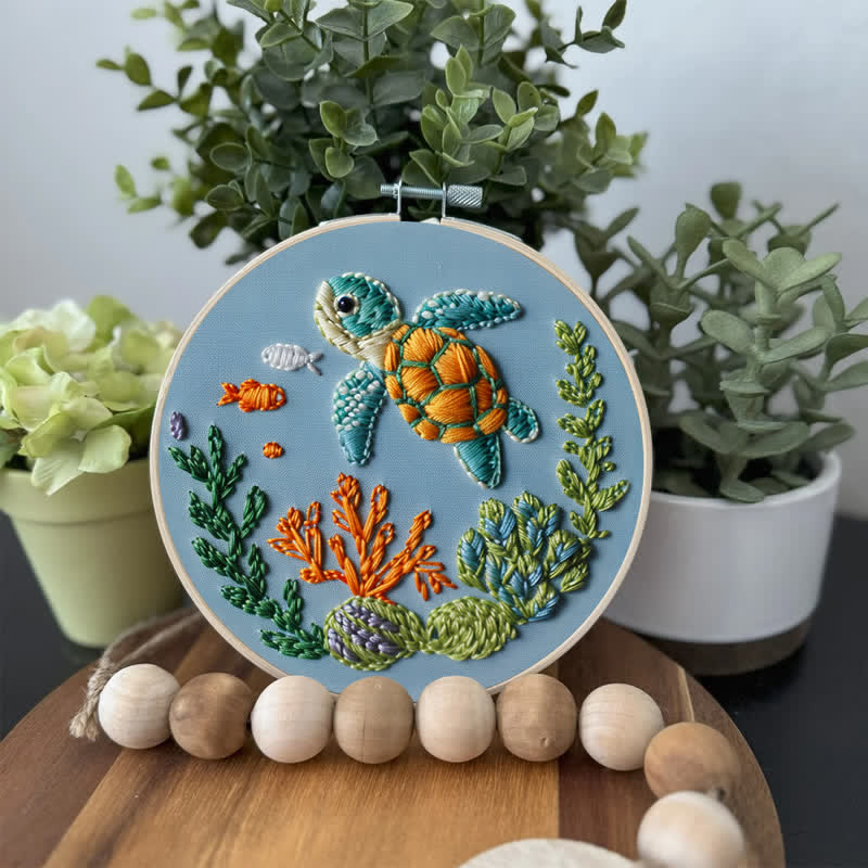 Rubbyoo Embroidery Kit - Sea Turtle - image 2