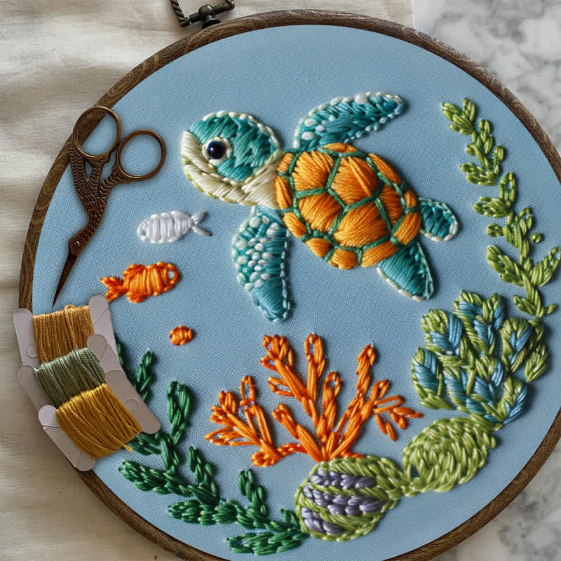 Rubbyoo Embroidery Kit - Sea Turtle - image 7