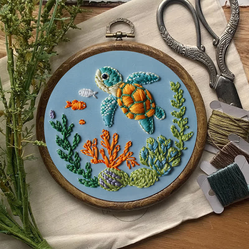 Rubbyoo Embroidery Kit - Sea Turtle - image 8