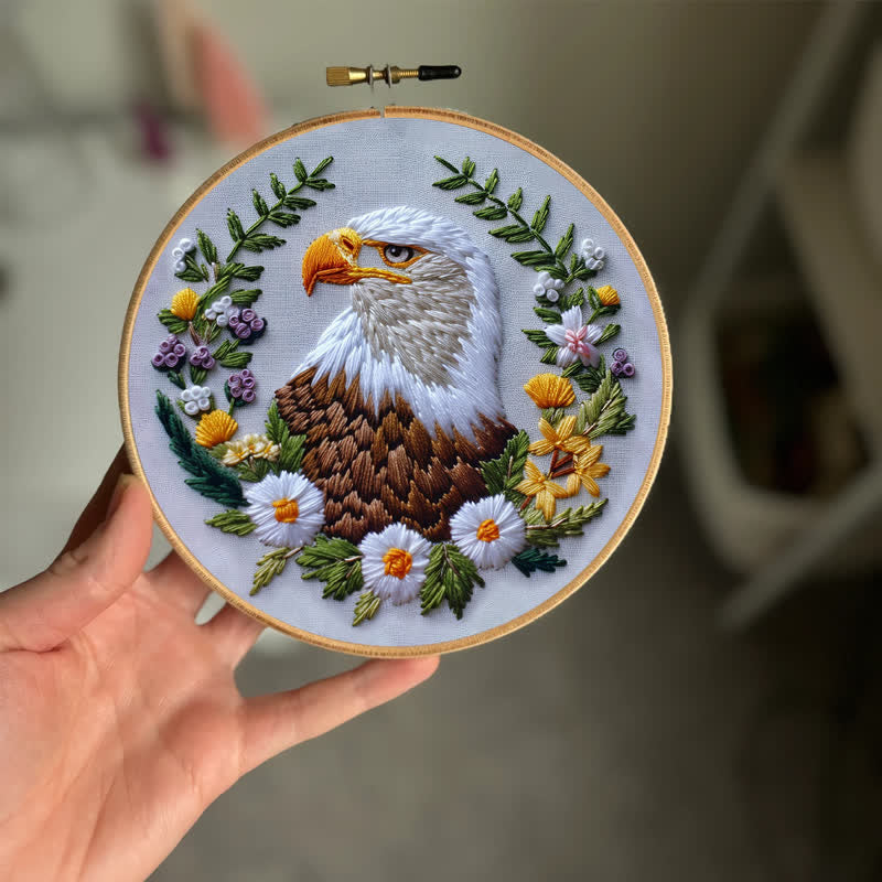 Rubbyoo Embroidery Kit - "Native Eagle" - image 1