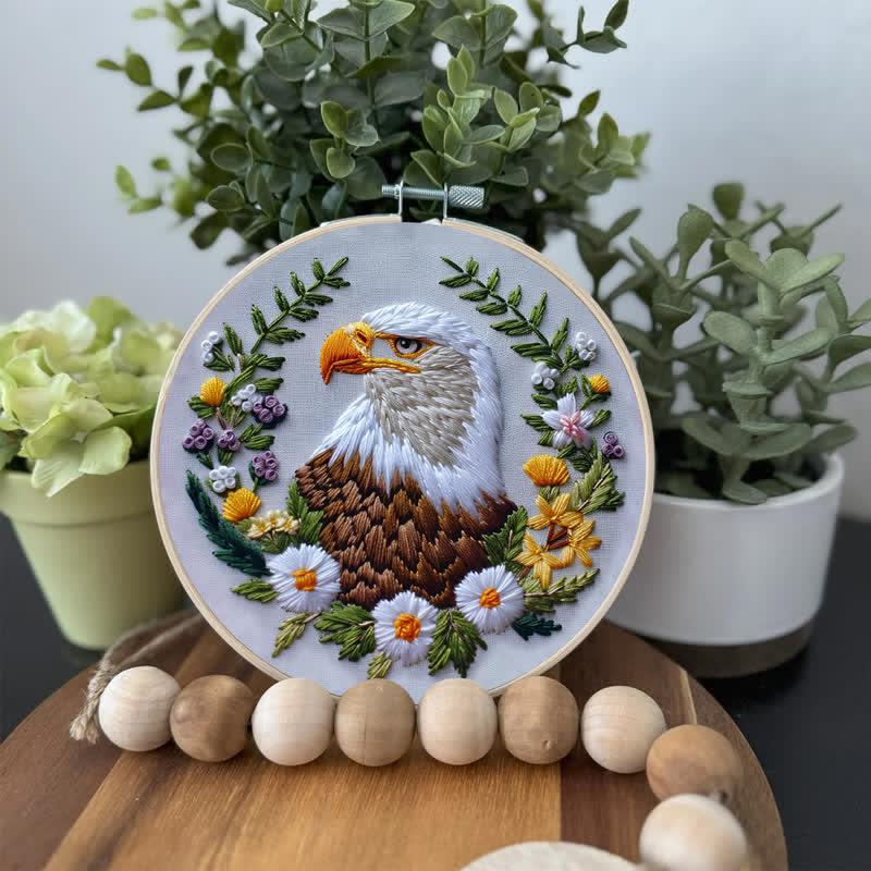 Rubbyoo Embroidery Kit - "Native Eagle" - image 2