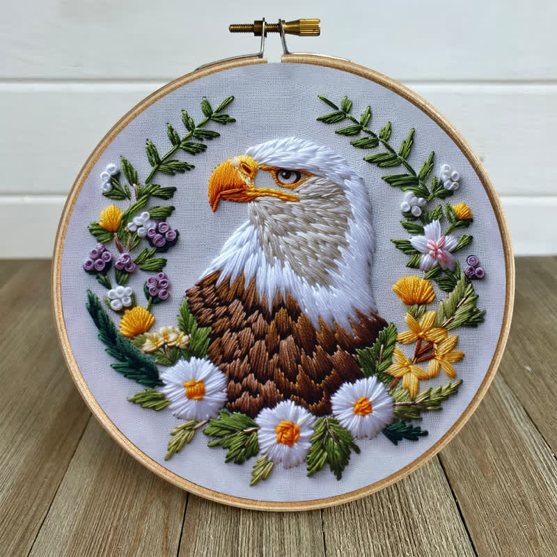 Rubbyoo Embroidery Kit - "Native Eagle" - image 6
