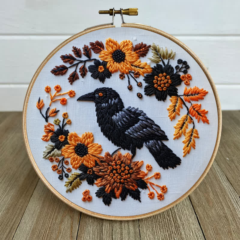 Rubbyoo Embroidery Kit - Raven - image 5