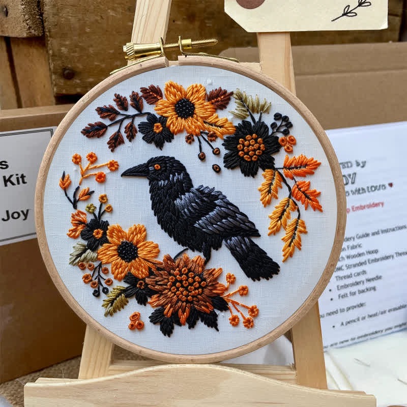 Rubbyoo Embroidery Kit - Raven - image 6