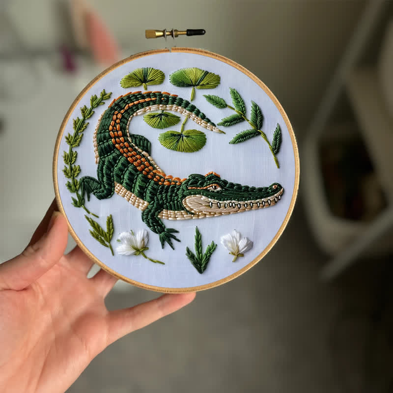 Rubbyoo Embroidery Kit - Alligator - image 1