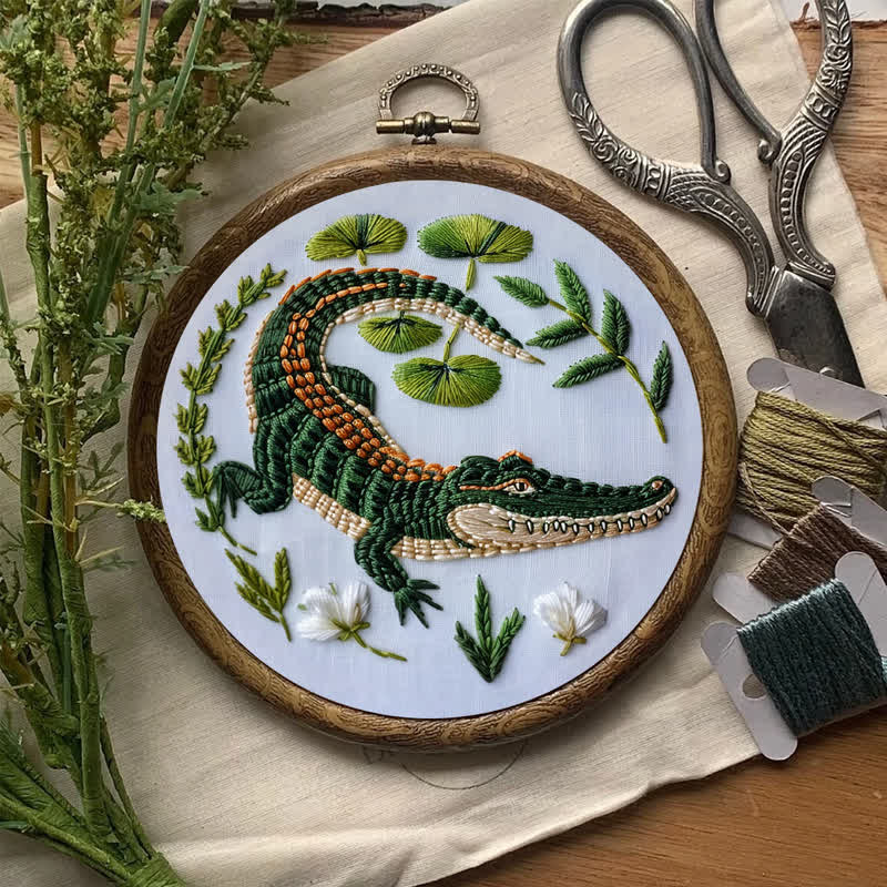 Rubbyoo Embroidery Kit - Alligator - image 8