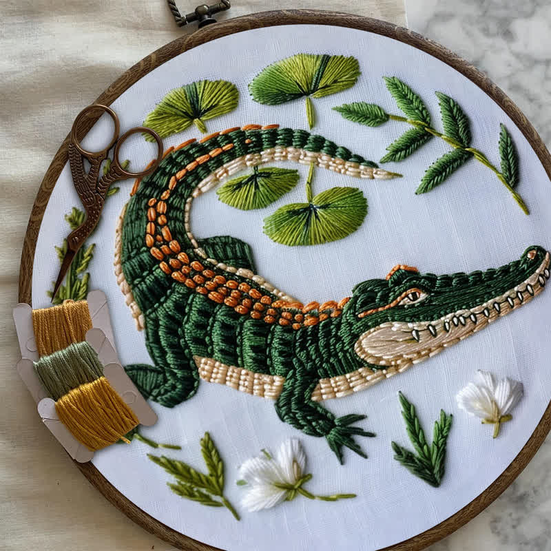 Rubbyoo Embroidery Kit - Alligator - image 7