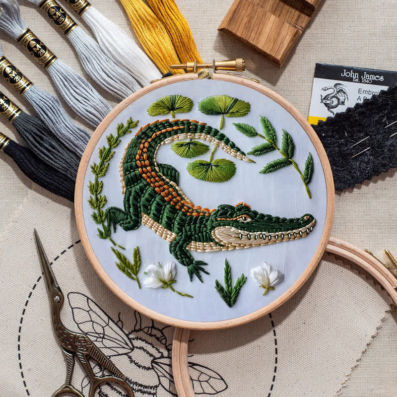 Rubbyoo Embroidery Kit - Alligator - image 9