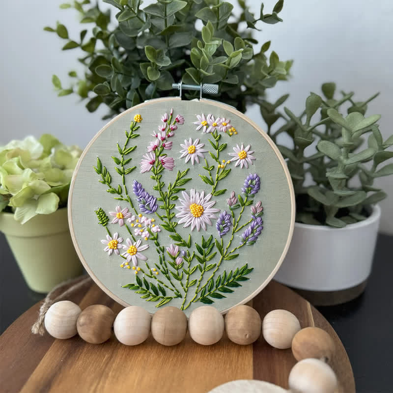 Rubbyoo Embroidery Kit - Wildflower Bouquet - image 2