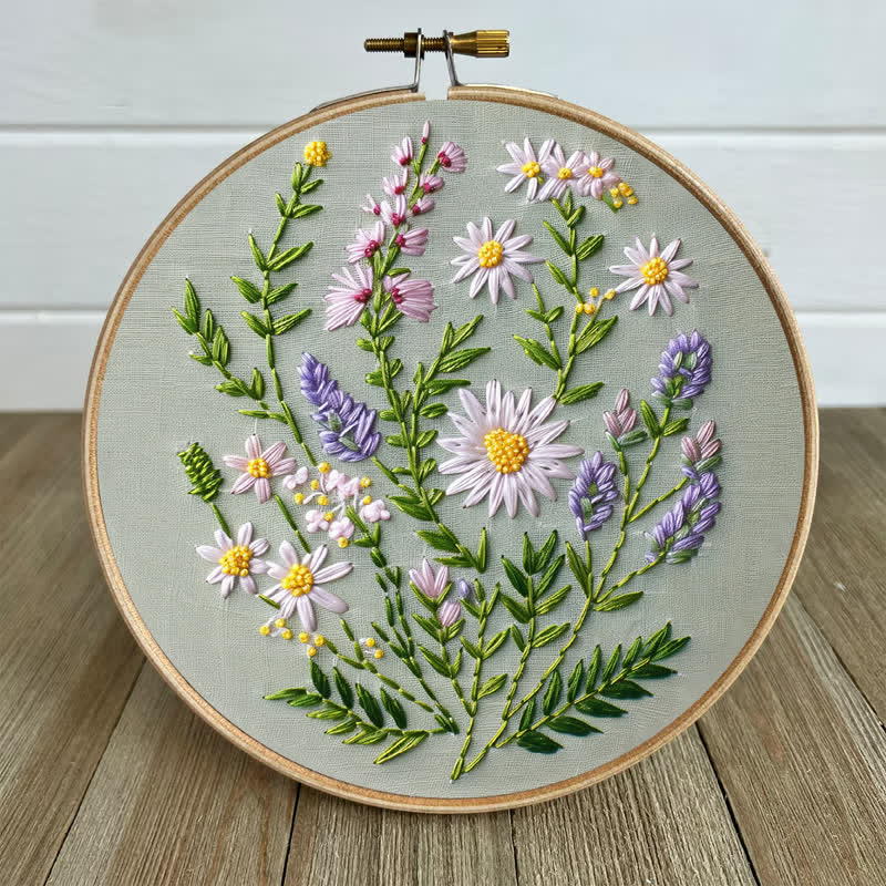 Rubbyoo Embroidery Kit - Wildflower Bouquet - image 7