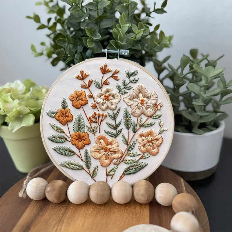 Rubbyoo Embroidery Kit - Autumn Flowers - image 3