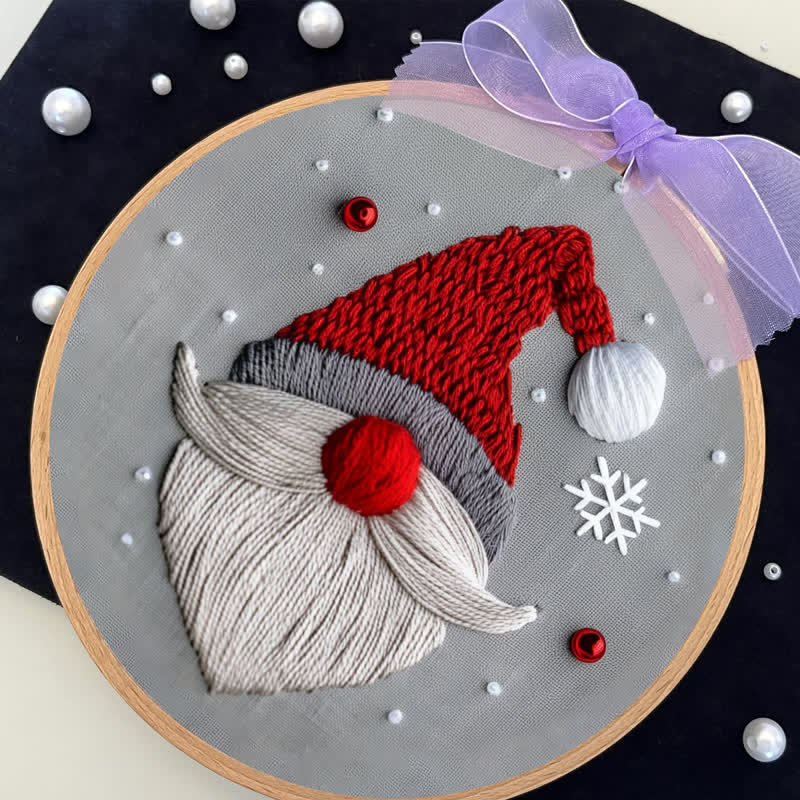 Rubbyoo Embroidery Kit - Christmas Gnome - image 4