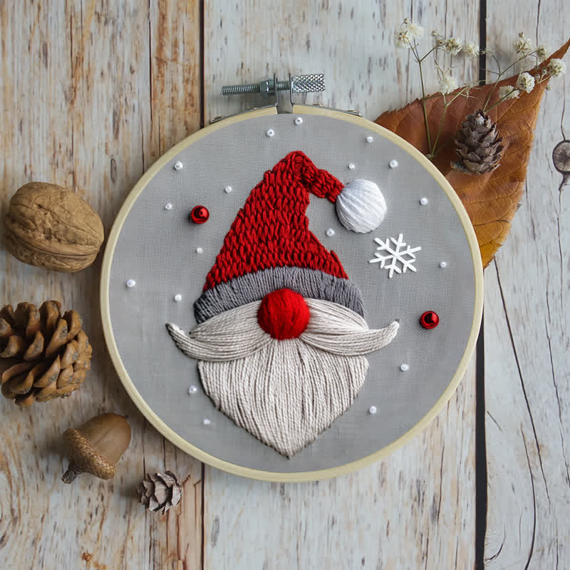 Rubbyoo Embroidery Kit - Christmas Gnome - image 5