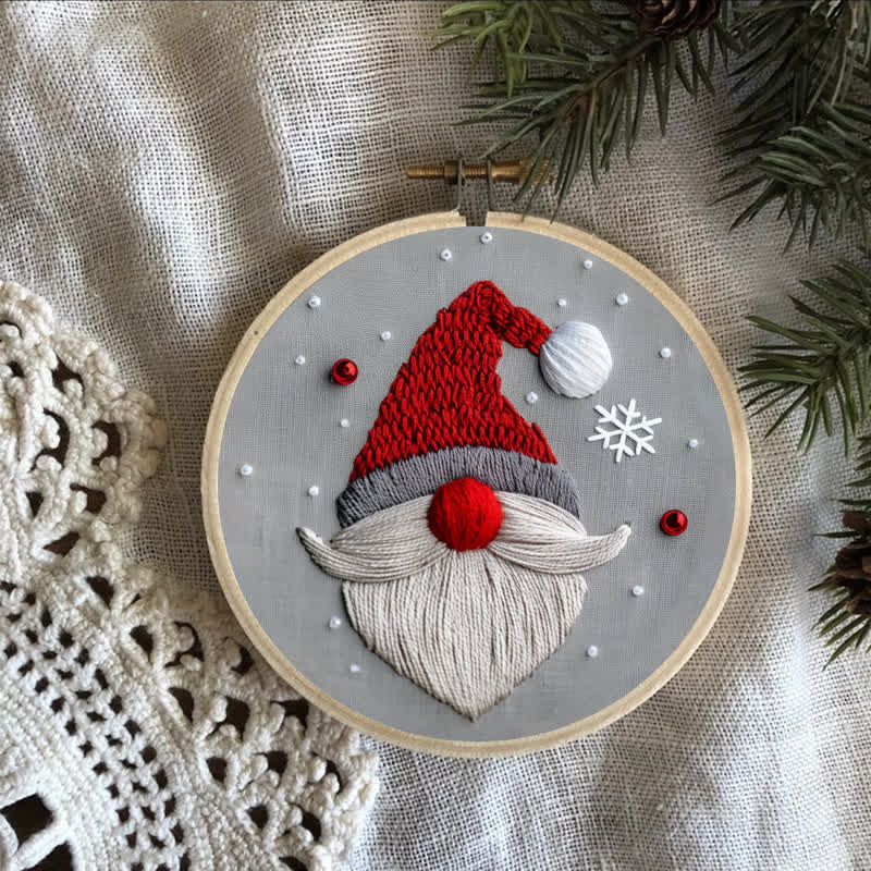 Rubbyoo Embroidery Kit - Christmas Gnome - image 8