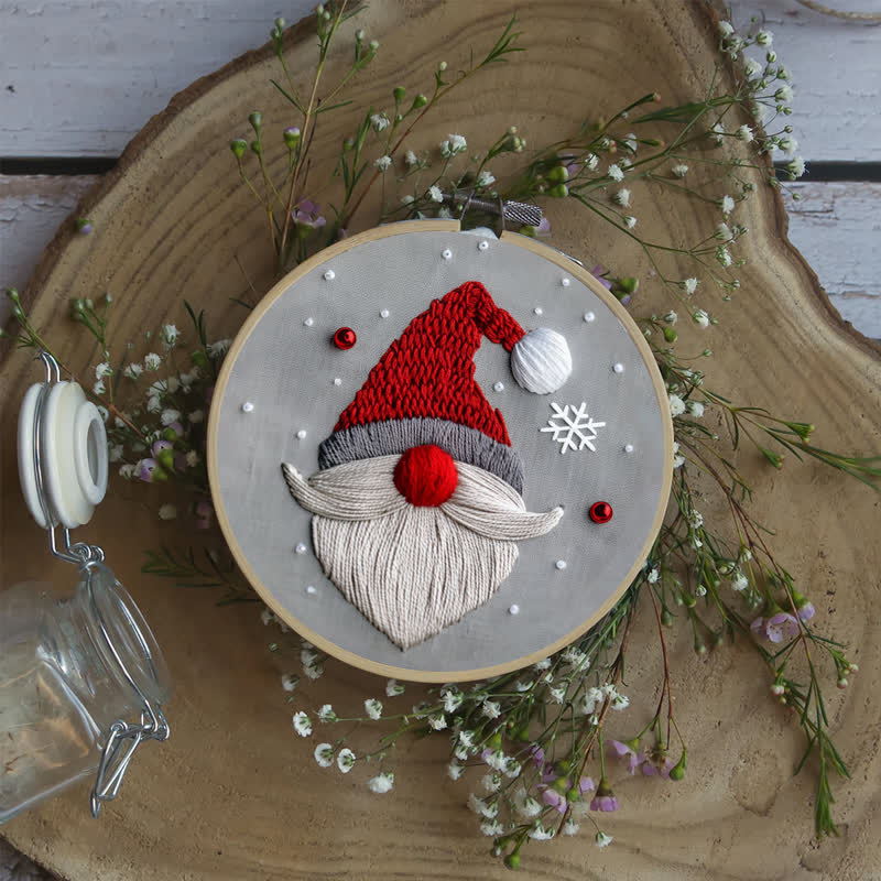 Rubbyoo Embroidery Kit - Christmas Gnome - image 6