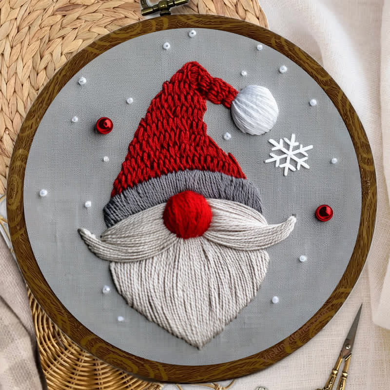 Rubbyoo Embroidery Kit - Christmas Gnome - image 7