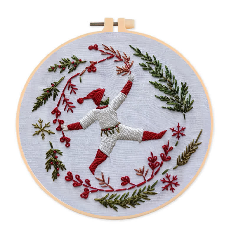 Rubbyoo Embroidery Kit - Christmas Carol  | Ten Lords A Leaping  - 20*20cm - image 0