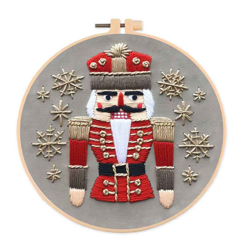 Rubbyoo Embroidery Kit - Nutcracker  - 20*20cm - image 0
