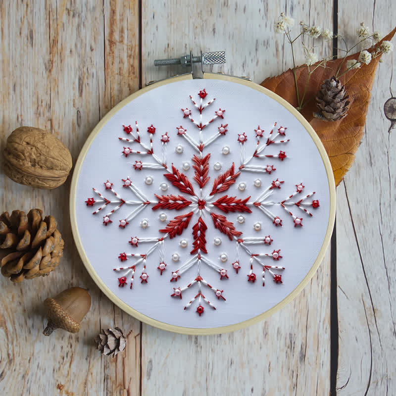 Rubbyoo Embroidery Kit - Christmas Snowflake - image 2